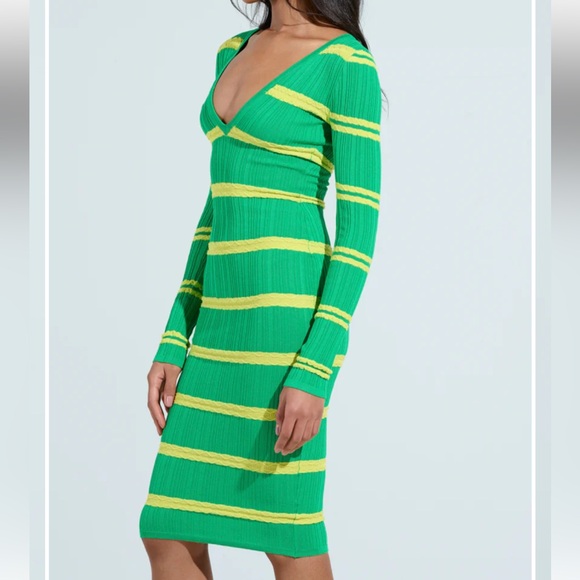 New Akira FEELING LUCKY MIDI DRESS - Picture 5 of 12